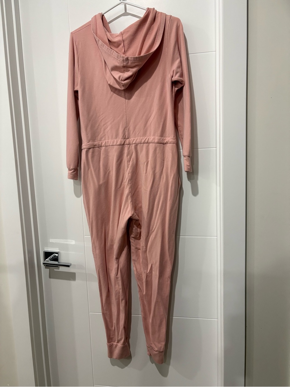 Smash + Tess Dusty Rose Zip-Front Hooded Jumpsuit - Picture 2 of 3